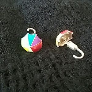 Fun Multi-colored Umbrella Earrings